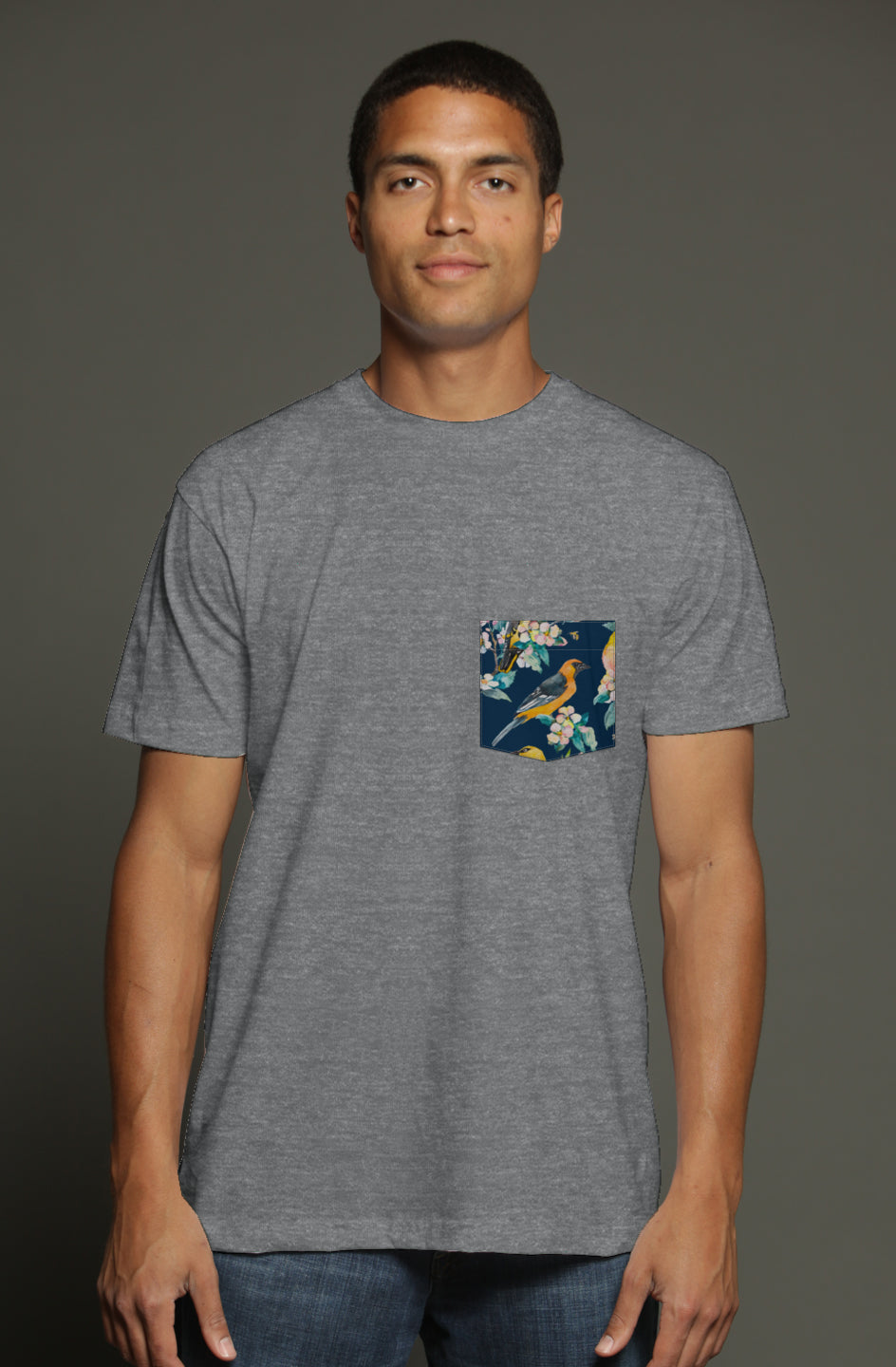 Tropical Oriole Pocket Tee