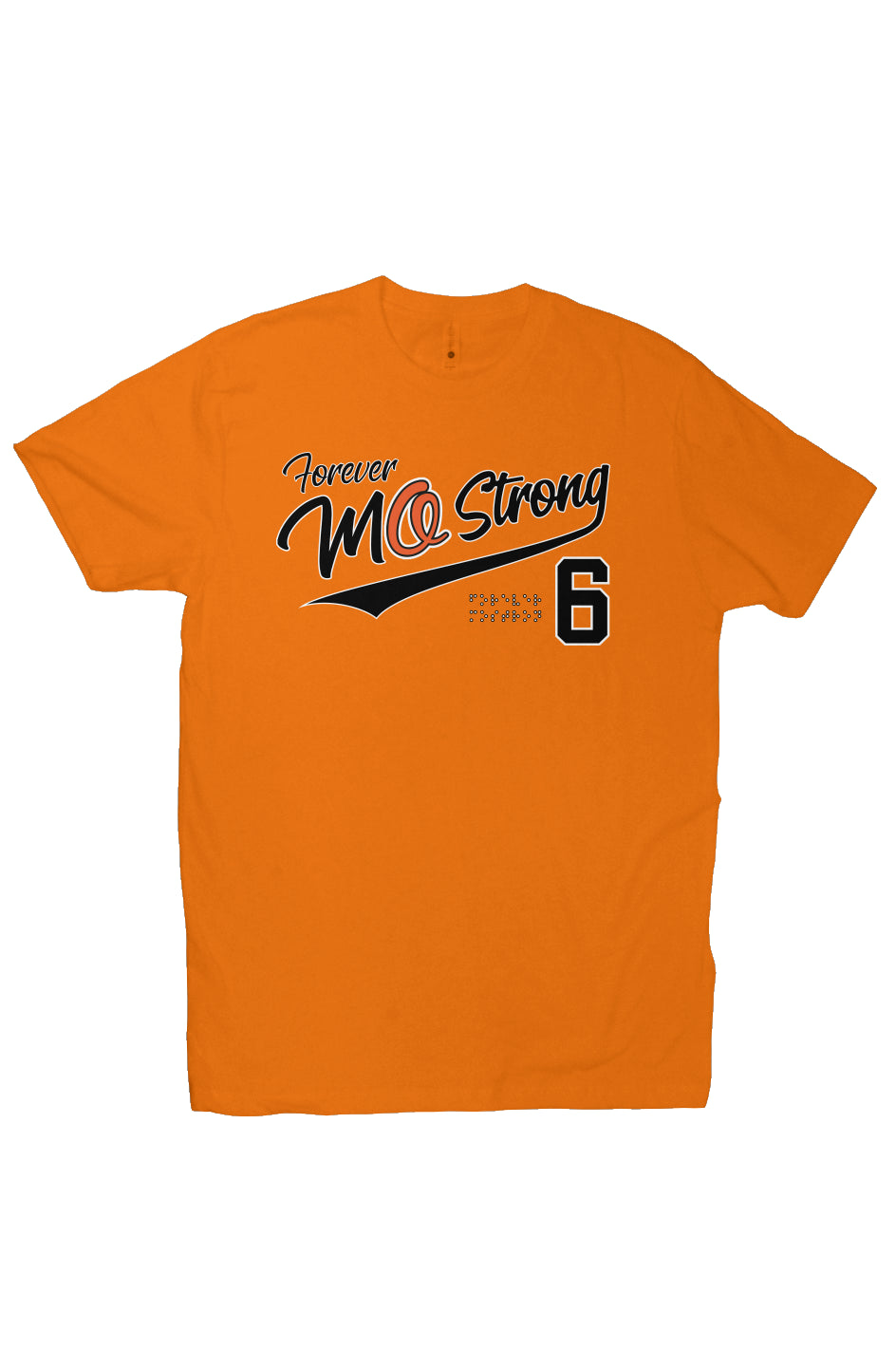 Forever Mo Strong - Baseball Tee (Orange)