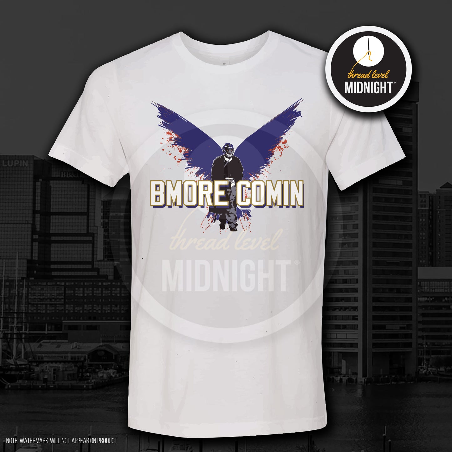 Tribute to Omar Collection: BMORE Comin (Black/White/Grey/Navy)
