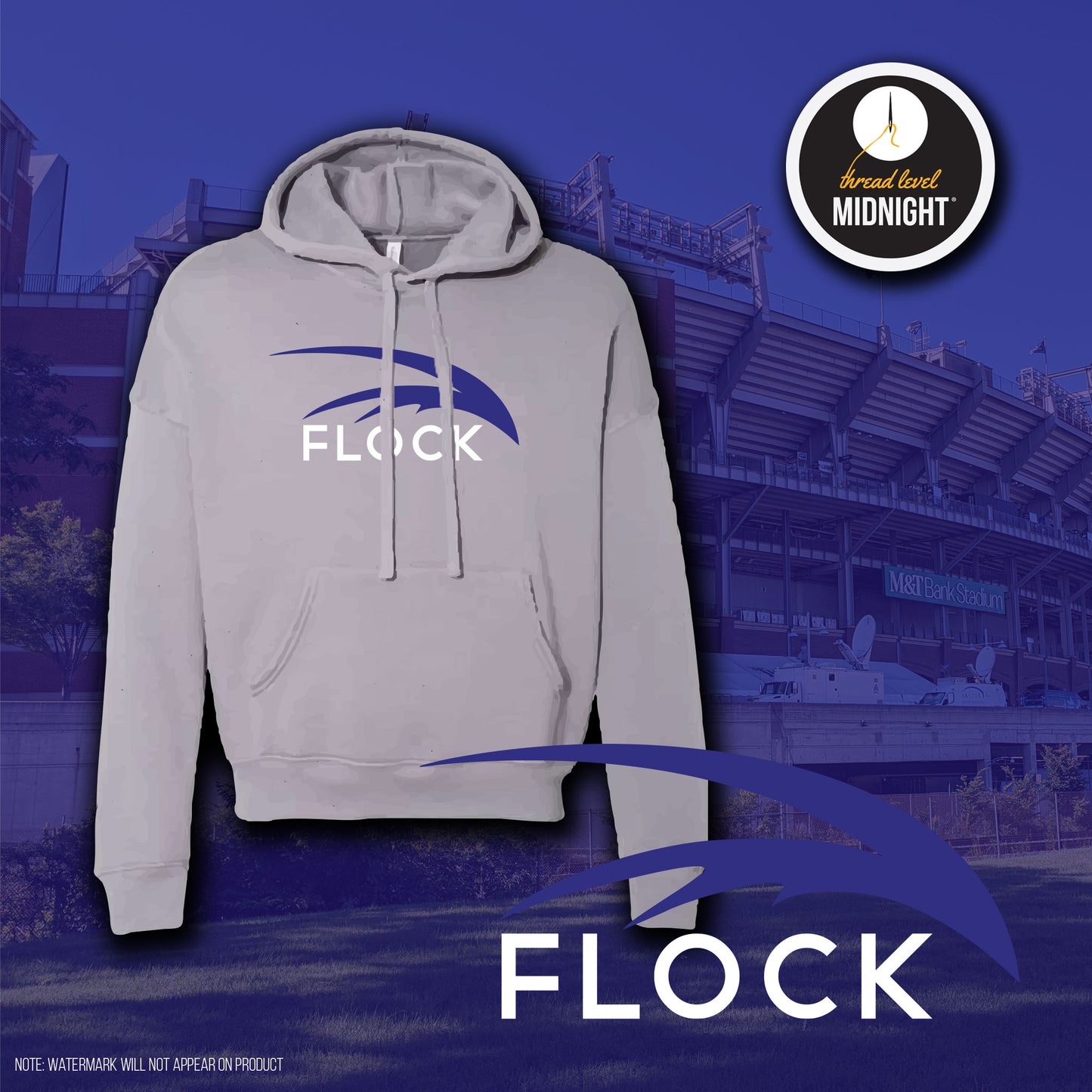 2021 Season Collection: FLOCK Hoodie (Black/Storm/Tailgate)