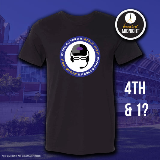2021 Season Collection: "Wanna go for it?" Coach Tee (Black/Purple/White/Grey/Navy)