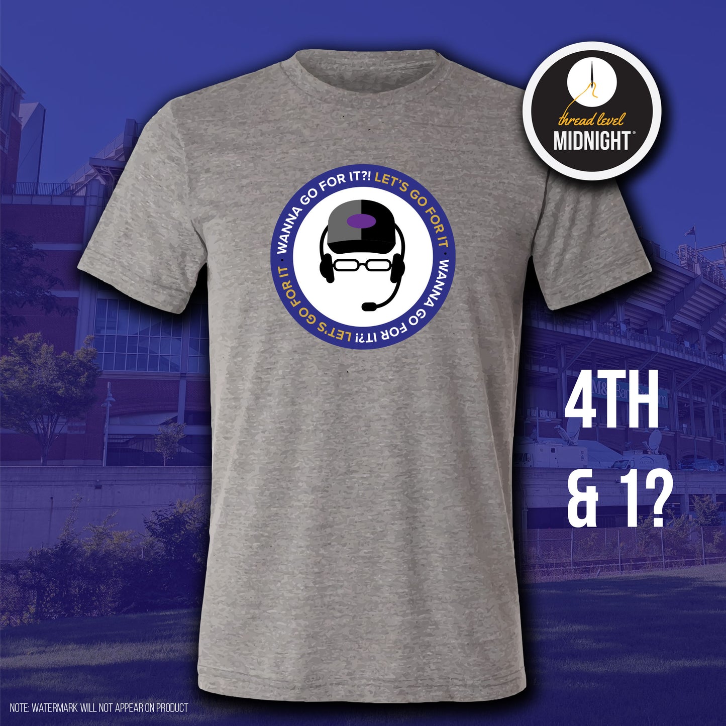 2021 Season Collection: "Wanna go for it?" Coach Tee (Black/Purple/White/Grey/Navy)
