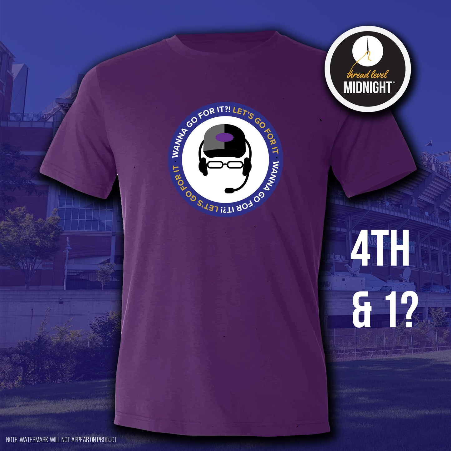 2021 Season Collection: "Wanna go for it?" Coach Tee (Black/Purple/White/Grey/Navy)