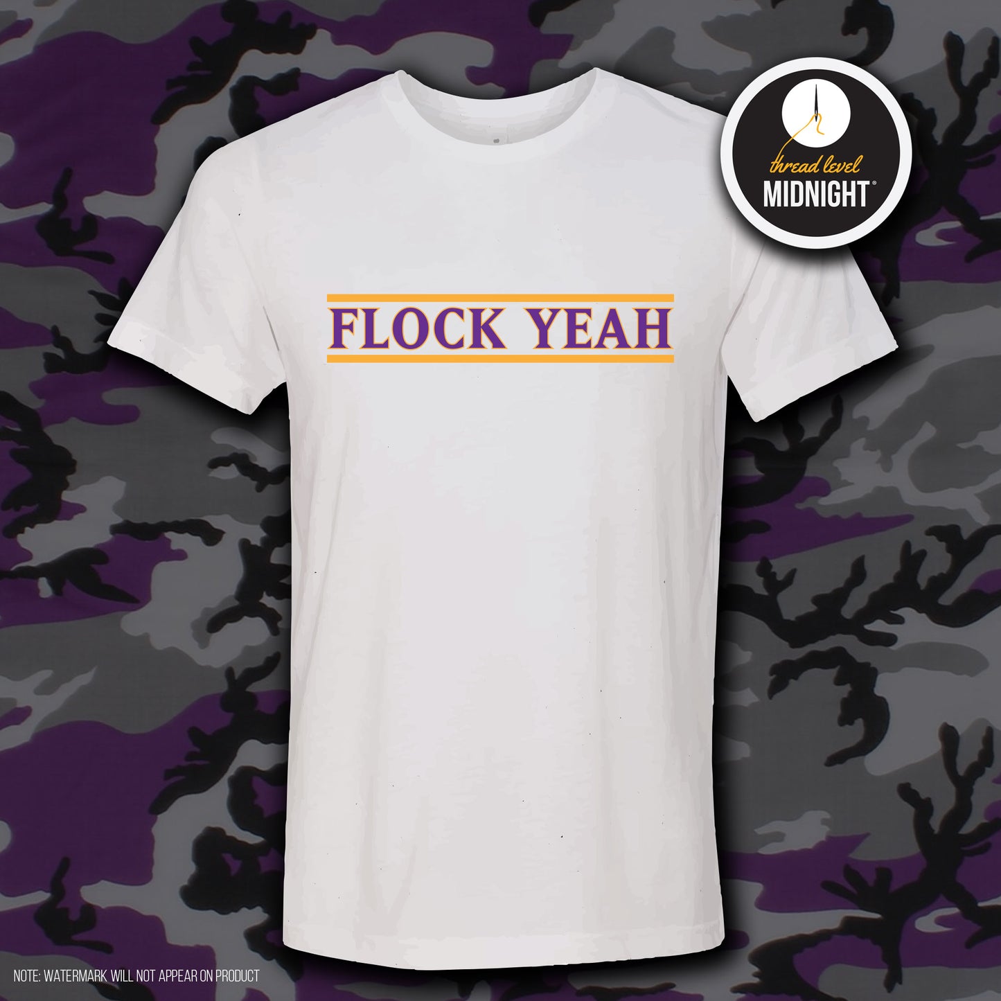 2021 Season Collection: FLOCK YEAH Tee (Black/Purple/White/Grey/Navy)
