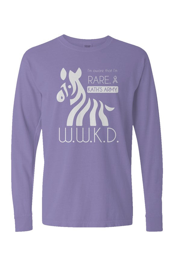 Kath's Army - Pigment Dyed Heavyweight Long Sleeve T Shirt