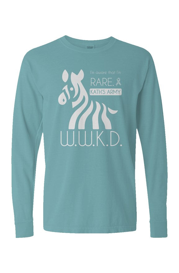 Kath's Army - Pigment Dyed Heavyweight Long Sleeve T Shirt