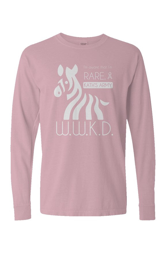 Kath's Army - Pigment Dyed Heavyweight Long Sleeve T Shirt