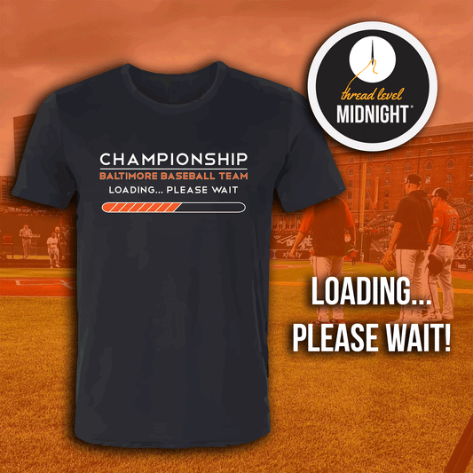 Baltimore Baseball Loading... Tee - Black