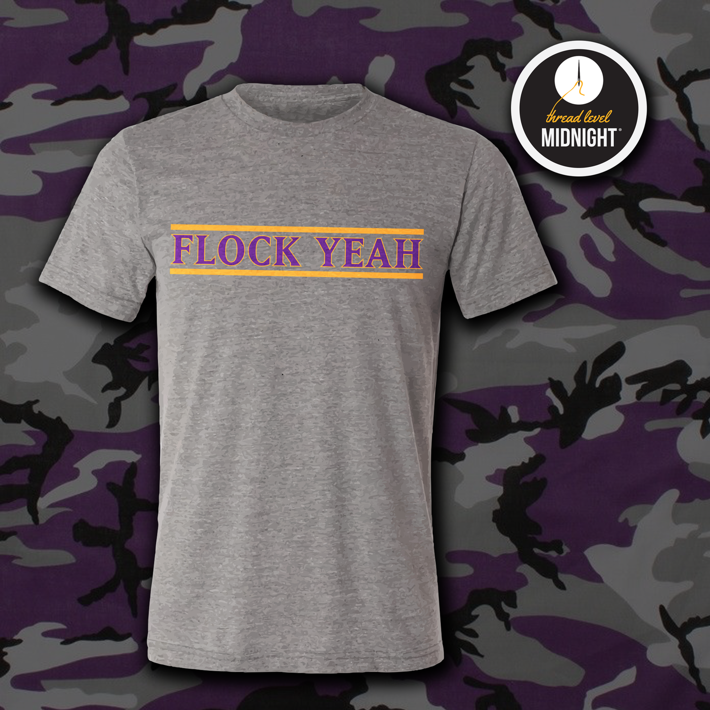 2021 Season Collection: FLOCK YEAH Tee (Black/Purple/White/Grey/Navy)