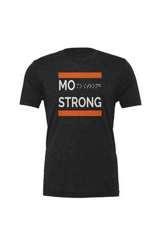 The Original Mo Strong Tee (Dark Grey/Orange)
