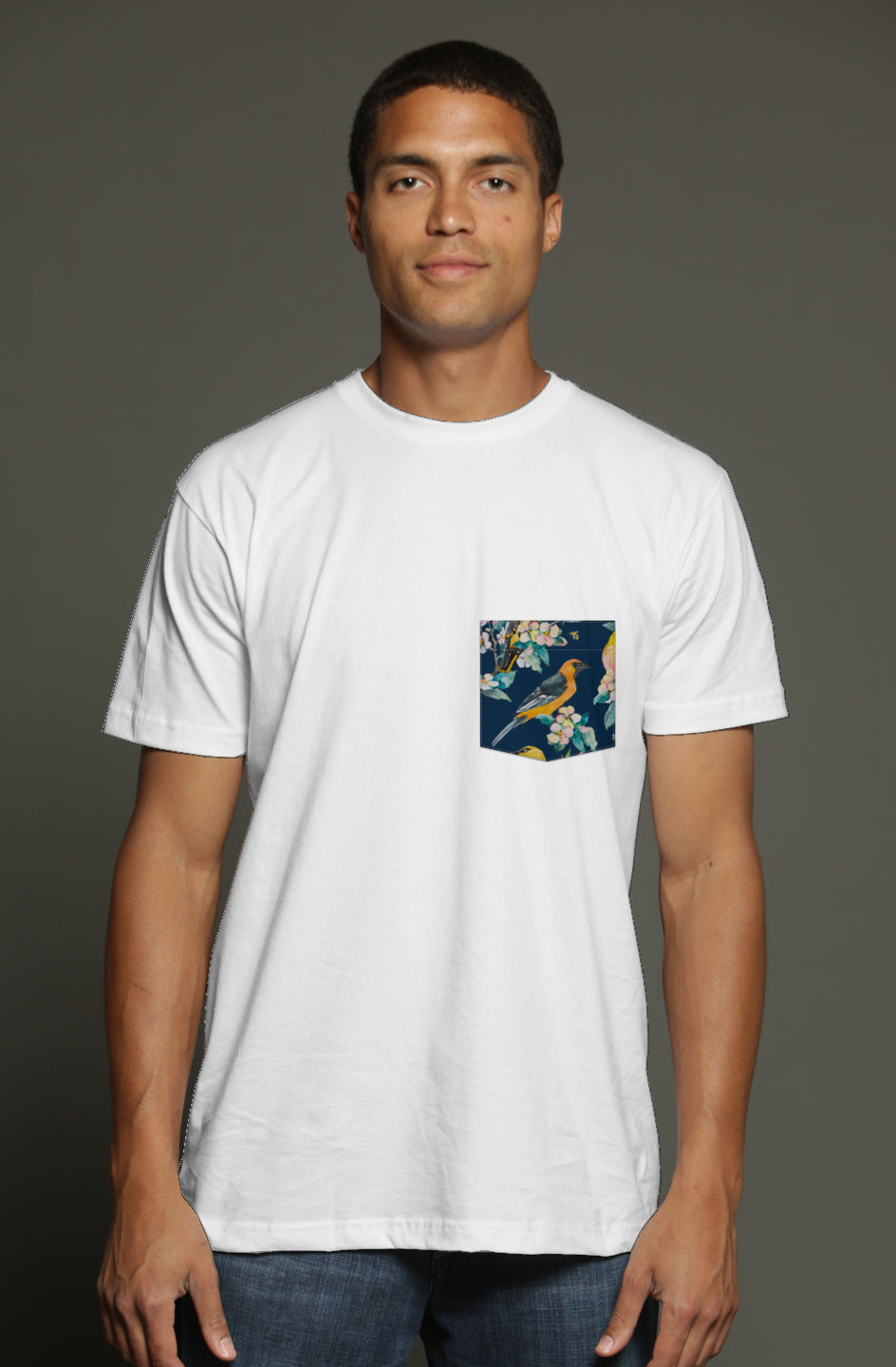 Tropical Oriole Pocket Tee