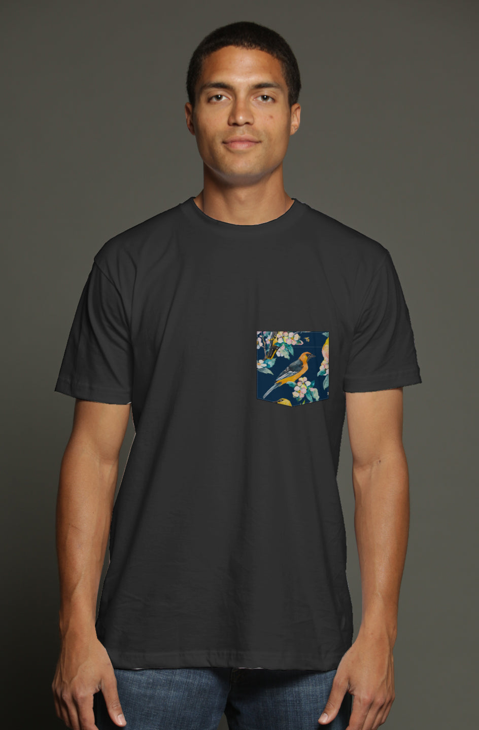 Tropical Oriole Pocket Tee