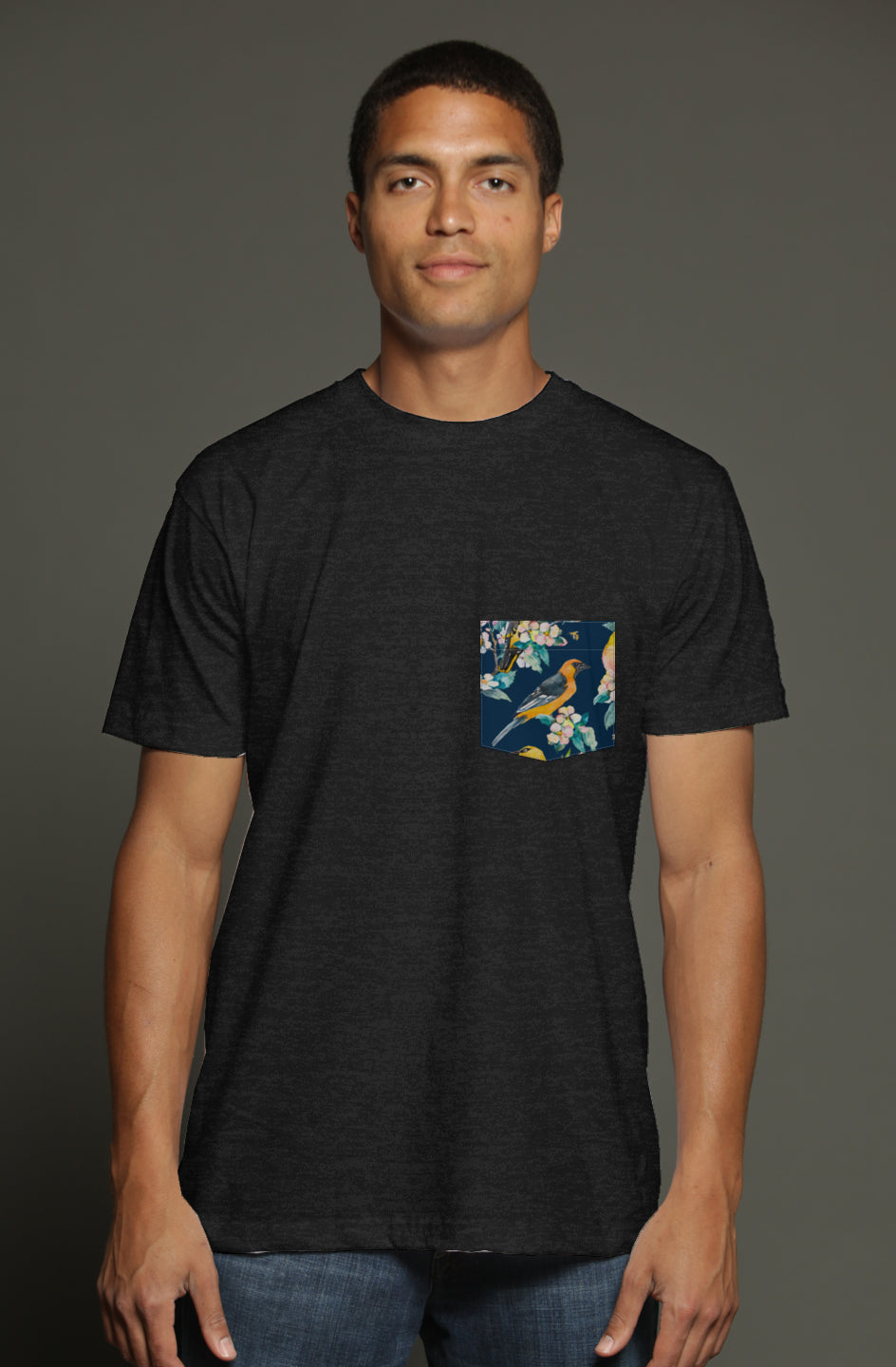 Tropical Oriole Pocket Tee