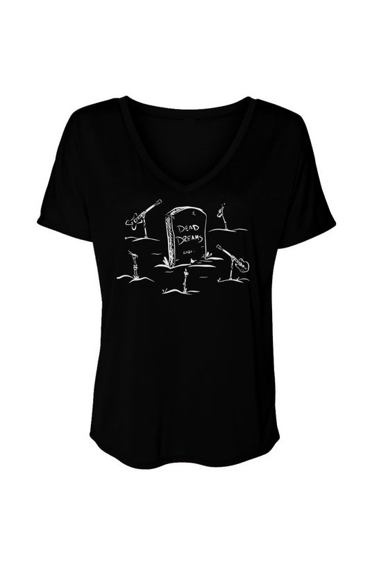 Dead Dreams Women’s Slouchy V-Neck Tee