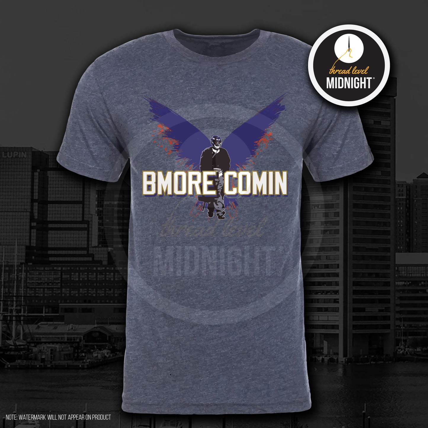 Tribute to Omar Collection: BMORE Comin (Black/White/Grey/Navy)