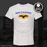 2021 Season Collection: Baltimore Batman Style Tee (Black/White/Grey/Navy)