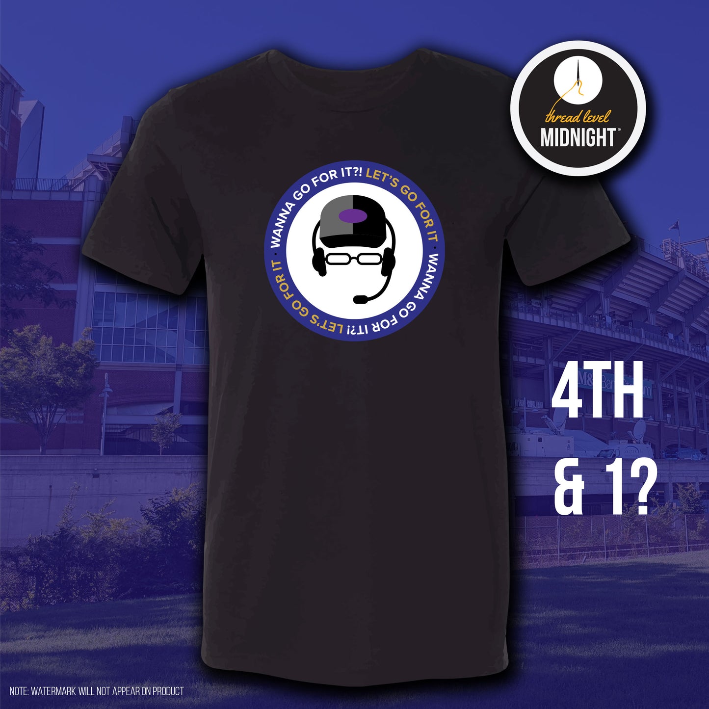 2021 Season Collection: "Wanna go for it?" Coach Tee (Black/Purple/White/Grey/Navy)