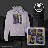 Tribute to Omar Collection: OMAR Collage - Ravens Colors Hoodie (Black/Storm/Tailgate)
