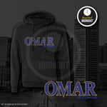 Tribute to Omar Collection: Omar is coming - Ravens Style Hoodie (Black/Storm/Tailgate)