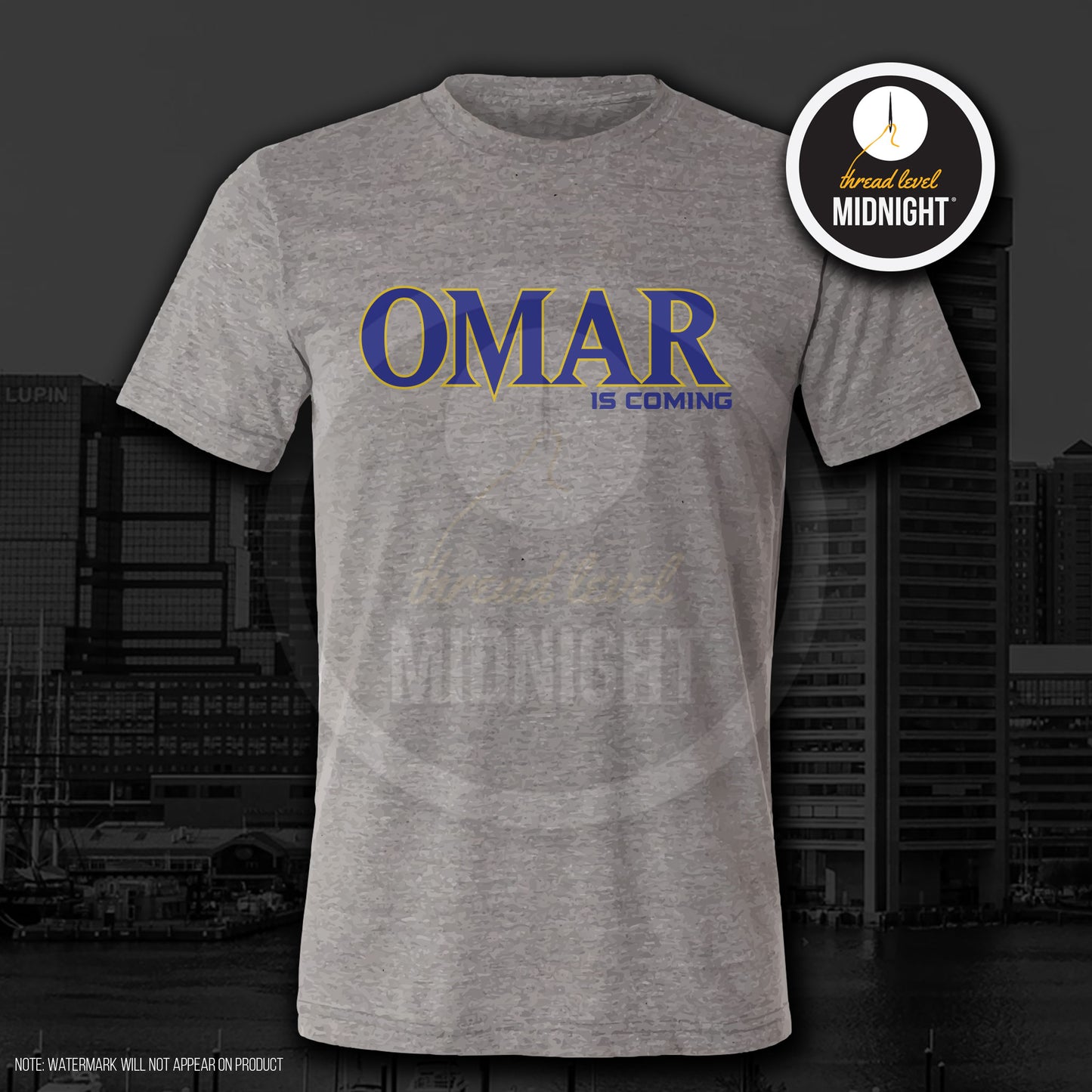 Tribute to Omar Collection: Omar is coming - Ravens Style (Black/White/Grey/Navy)