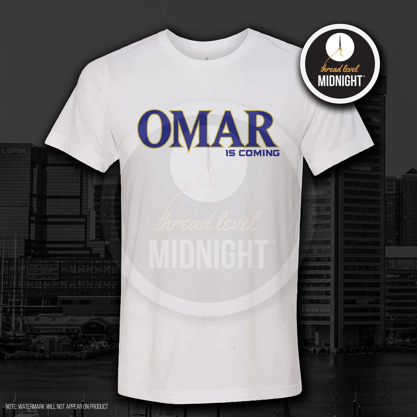 Tribute to Omar Collection: Omar is coming - Ravens Style (Black/White/Grey/Navy)