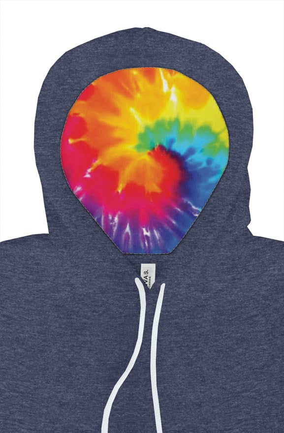 kath's army - tie dye bella canvas pullover hoodyhoodies
