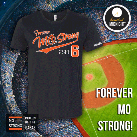 Forever Mo Strong Baseball Tee - Black Triblend