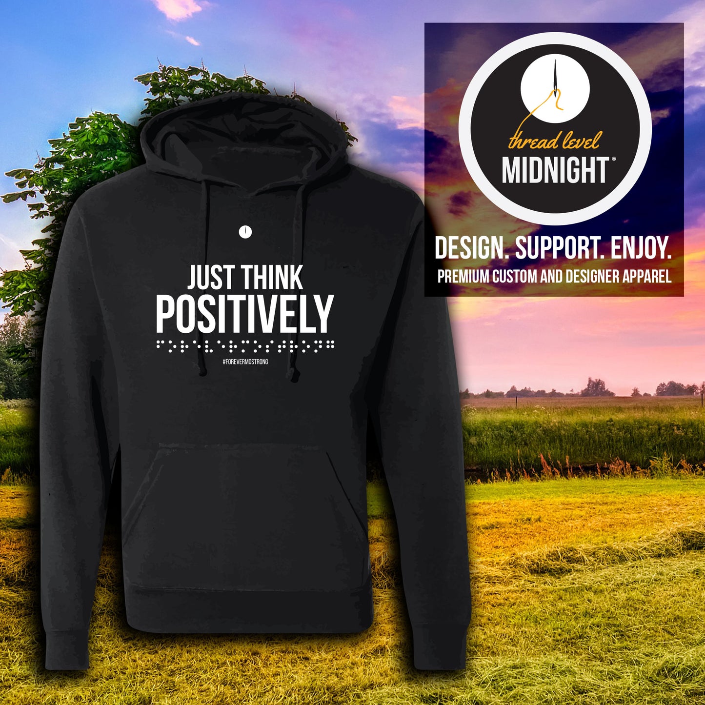 Think Positively Hoodie