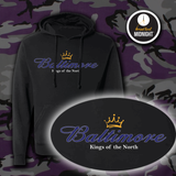 2021 Season Collection: Baltimore - Kings of the North Hoodie (Black/Storm/Tailgate)