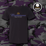 2021 Season Collection: Baltimore - Kings of the North Tee (Black/White/Grey)