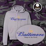 2021 Season Collection: Baltimore - Kings of the North Hoodie (Black/Storm/Tailgate)