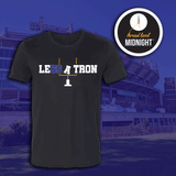 2021 Season Collection: LEG-A-TRON Uprights Tee - (Black/Purple/White)