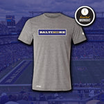 Baltimore is MoStrong Collection: Baltimore Endzone Tee (Black/Grey/Purple)