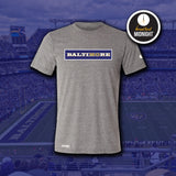 Baltimore is MoStrong Collection: Baltimore Endzone Tee (Black/Grey/Purple)