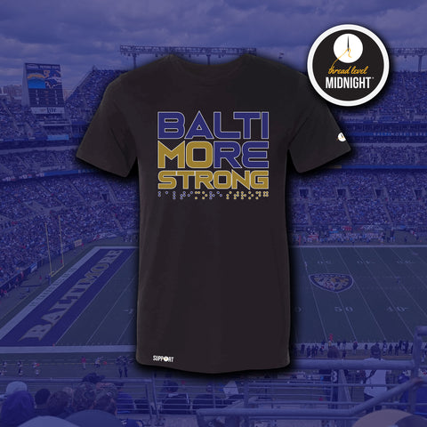 Baltimore is MoStrong Collection: Baltimore Strong Tee (Black/Grey)