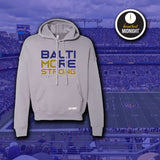 Baltimore is MoStrong Collection: Baltimore Strong Hoodie (Black/Storm/Tailgate)