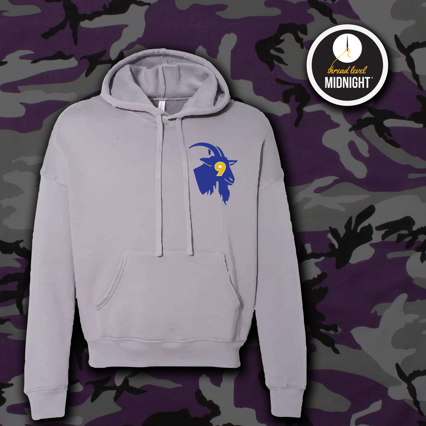 2021 Season Collection: Tuckin' GOAT Hoodie (Black/Storm/Tailgate)