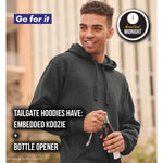 2021 Season Collection: "go for it" Hoodie (Black/Storm/Tailgate)