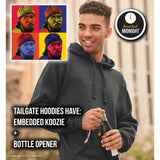 Tribute to Omar Collection: OMAR Collage - MD Colors Hoodie (Black/Storm/Tailgate)