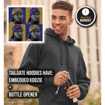 Tribute to Omar Collection: OMAR Collage - Ravens Colors Hoodie (Black/Storm/Tailgate)