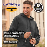 2021 Season Collection: Baltimore Batman Style Hoodie (Black/Storm/Tailgate)